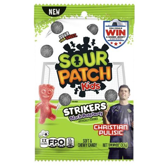Sour Patch Kids Striker Black Raspberry Peg 6.7oz 12ct