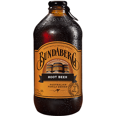 Bundaberg Root Beer Glass Bottle 375ml 24ct (Pallet Shipping Only) (Shipping Extra, Click for Details)