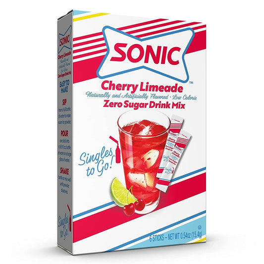 Sonic Drink Mix Cherry Limeade Singles To Go 12ct