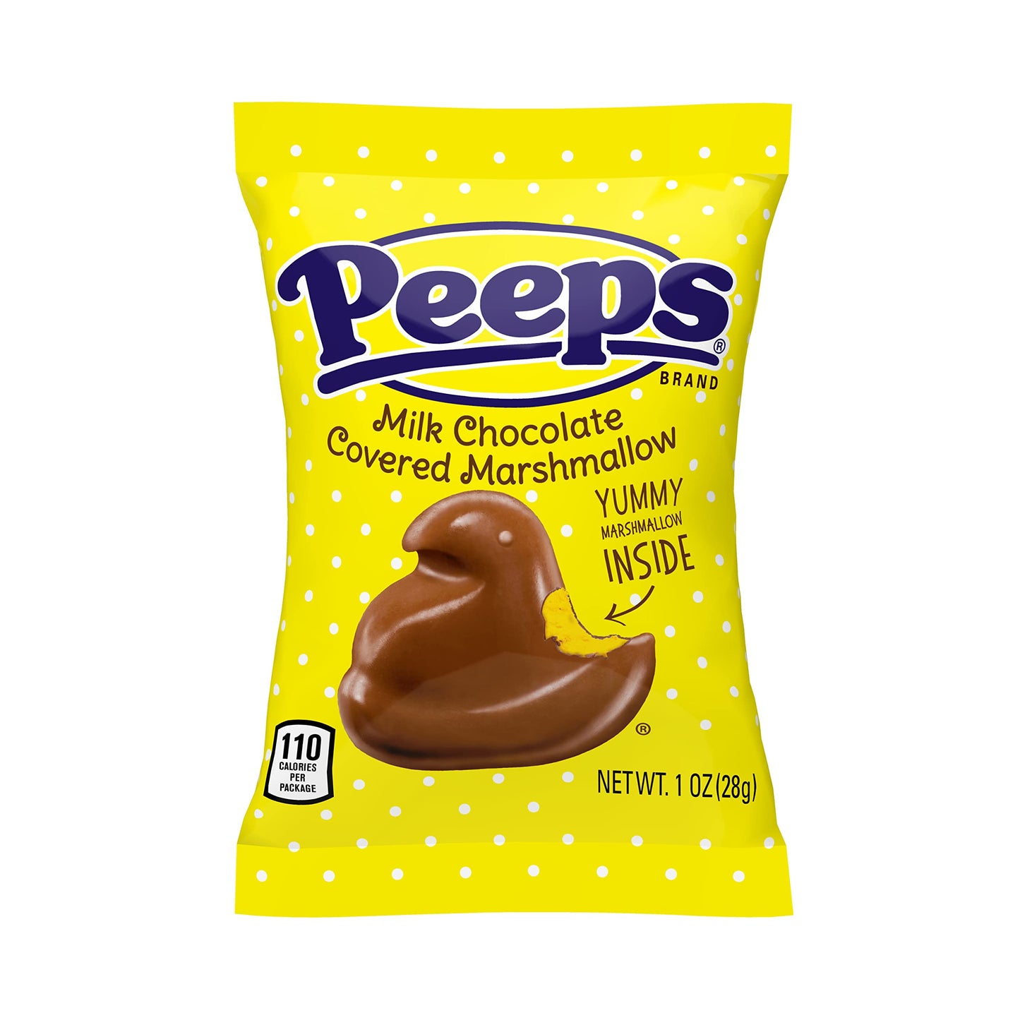 Peeps Milk Chocolate Covered Chicks 1oz 24ct