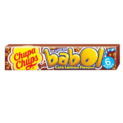 Chupa Chups Big Babol Bubblegum Cola Lemon 27.6g 20ct (Europe)