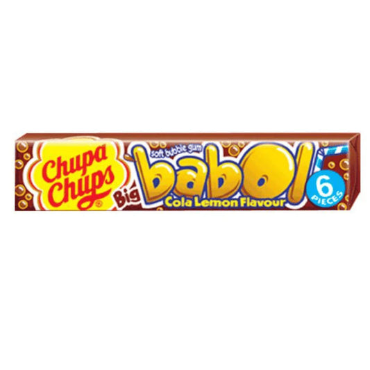 Chupa Chups Big Babol Bubblegum Cola Lemon 27.6g 20ct (Europe)