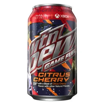 Mountain Dew Game Fuel Citrus Cherry 12oz 12ct (Shipping Extra, Click for Details)