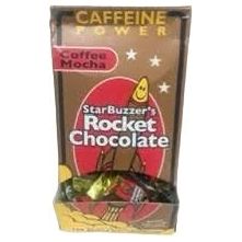 Rocket Chocolate Singles Display Box Coffee Mocha 0.4oz 100ct