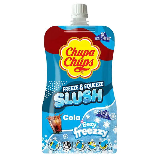 Chupa Chups Freeze & Squeeze Slush Cola 250ml 12ct (UK)