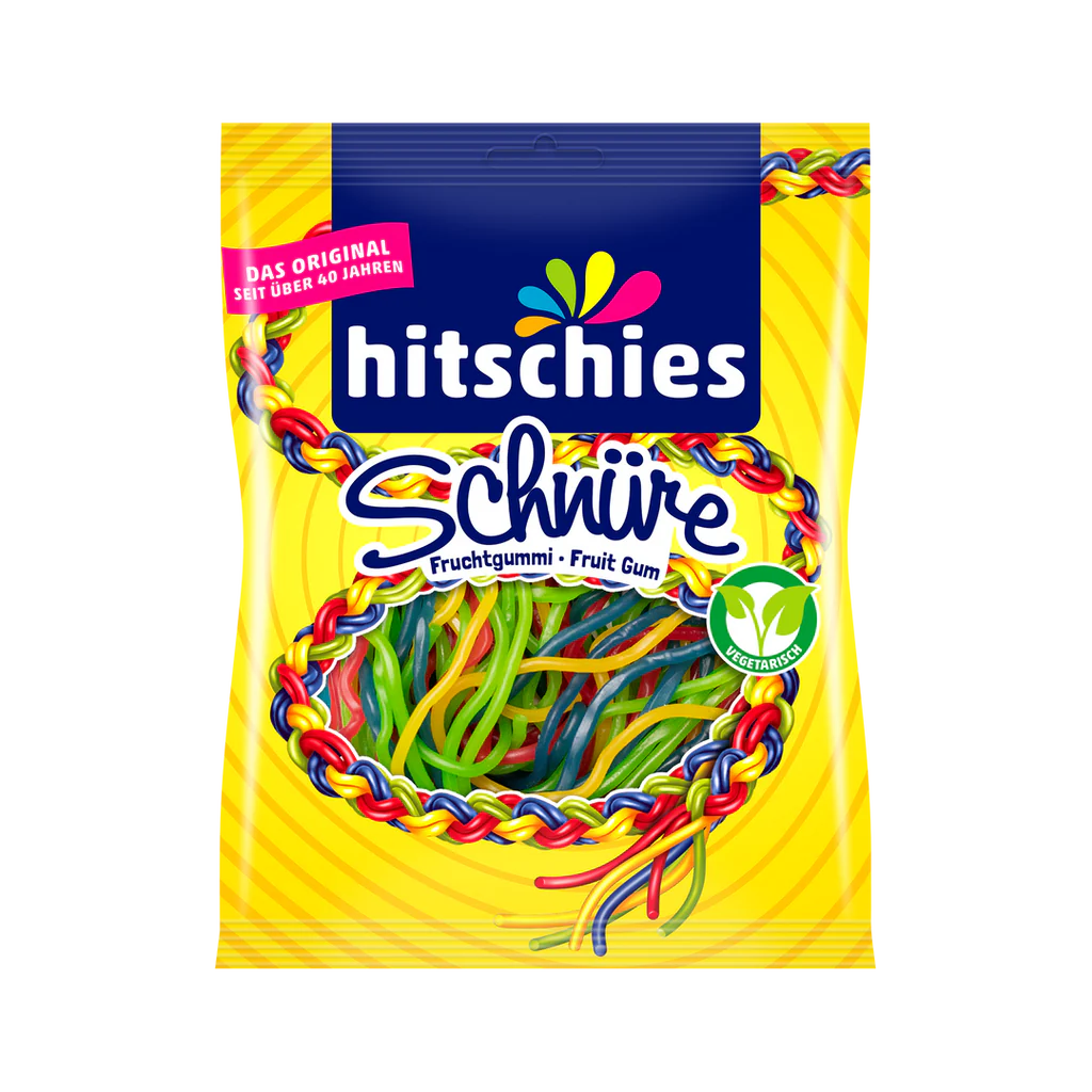 Hitschies Colorful Laces Gummies 125g 15ct (Europe)