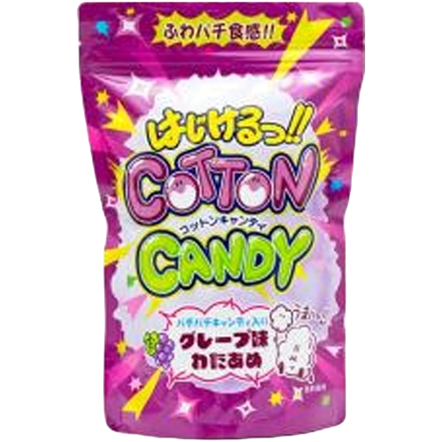 Yaokin Popping Cotton Candy Grape Flavor 50g 12ct (Japan)