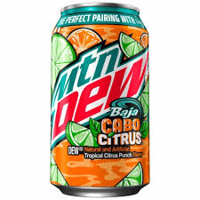 Mountain Dew Baja Blast Soda Cabo Citrus 12oz 12ct (Shipping Extra, Click for Details) - candynow.ca