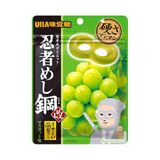UHA Ninja Meshi Hard Gummy Shine Muscat 45g 10ct (Japan)