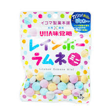 UHA Rainbow Ramune Mini 30g 12ct (Japan)