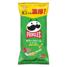 PRINGLES MINI CHIPS SOUR CREAM & ONION  5pk 12ct (Japan)