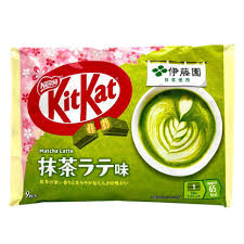 Nestle KitKat Wafer Chocolate 9pcsMaccha Latte 104.4g 12ct (Japan)
