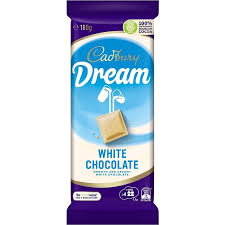 Cadbury Dream White Chocolate Block 180g 16ct (Australia)