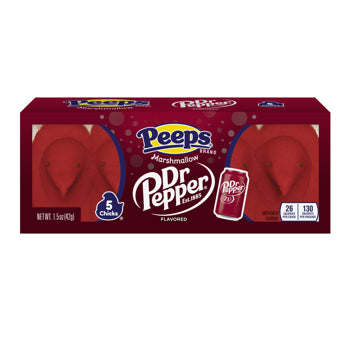 Peeps Chicks Dr. Pepper 5pcs 1.5oz 24ct