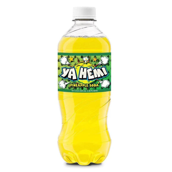Exotic Pop Yahemi Pineapple Soda 591ml 24ct - Candynow.ca Exclusive - (Shipping Extra, Click for Details)