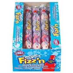 Dubble Bubble Fizz'n 7pcs Gum Ball Tube 24ct