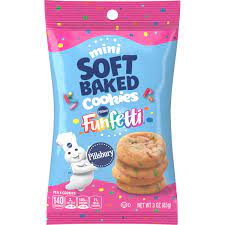 Pillsbury Mini Soft Baked Cookies Funfetti 3oz 6ct