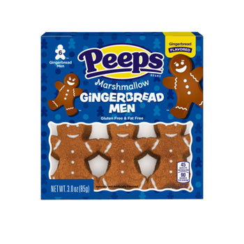 Peeps 6pcs Gingerbread Flavored Marshmallow Gingerbread Men 3oz 12ct