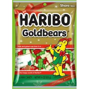 Haribo Holiday Edition Goldbears 4oz 12ct