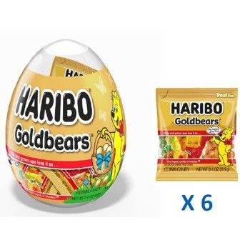 Haribo Goldbears Easter Egg DRC 2.4oz 12ct
