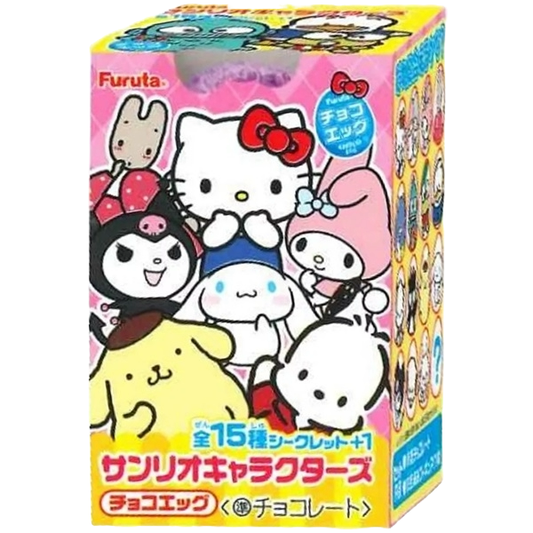 Furuta Chocolate Egg Sanrio Characters 20g 10ct (Japan)