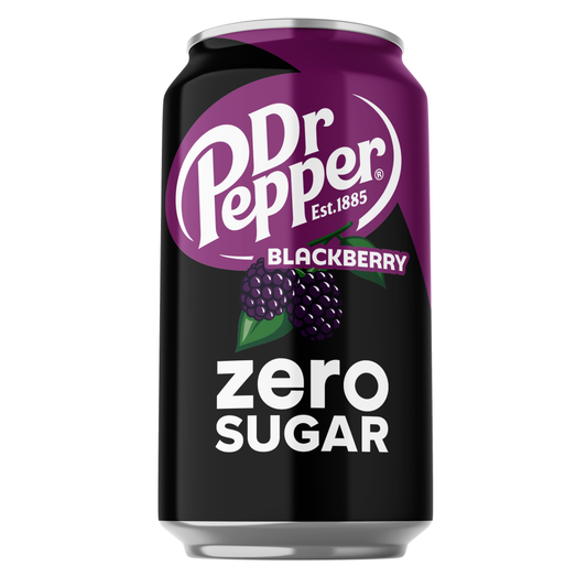 Dr Pepper Blackberry Zero 12oz 12ct (Shipping Extra, Click for Details) (Copy)