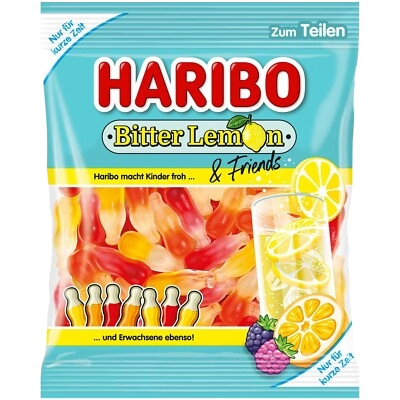 Haribo Limited Bitter Lemon & Friends 160g 40ct (Europe)