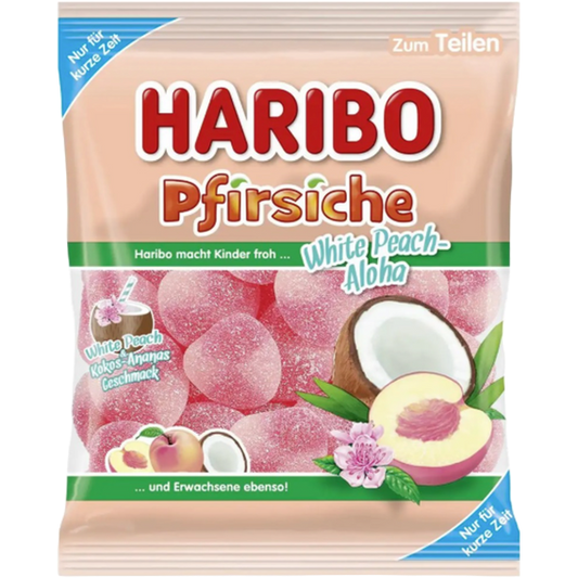 Haribo Limited Pfirsiche White-Peach Tropifrutti 175g 40ct (Europe)