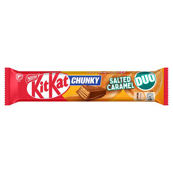 Kit Kat Chunky Duo Salted Caramel Chocolate 68g 24ct (UK)