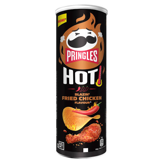Pringles Hot Blazin Fried Chicken 160g 6ct (UK)