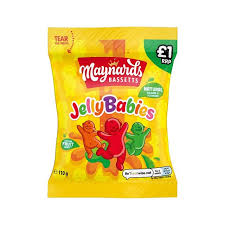 Maynards Bassetts Jelly Babies 110g 10ct (UK)