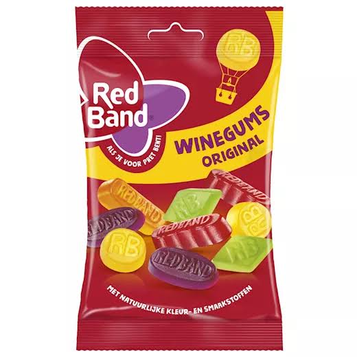 Red Band Winegums Bag 120g 12ct (Europe)