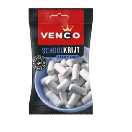 Venco School Chalk Licorice Bag 120g 12ct (Europe)