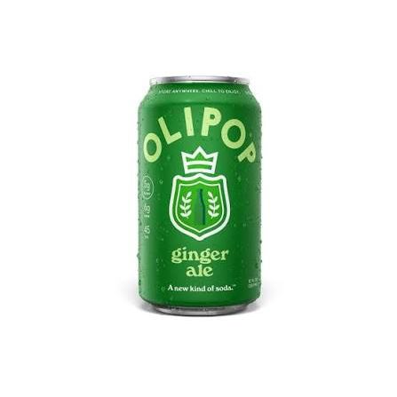 OLIPOP Ginger Ale Soda 12oz 4ct (Shipping Extra, Click for Details)