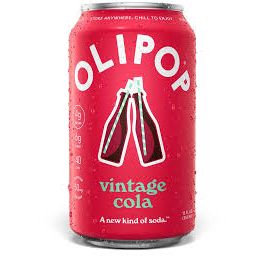 OLIPOP Vintage Cola Soda 12oz 4ct (Shipping Extra, Click for Details)