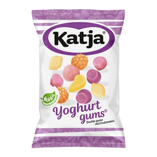 Katja Yoghurt Gums Peg Bag 65g 24ct (Netherlands)