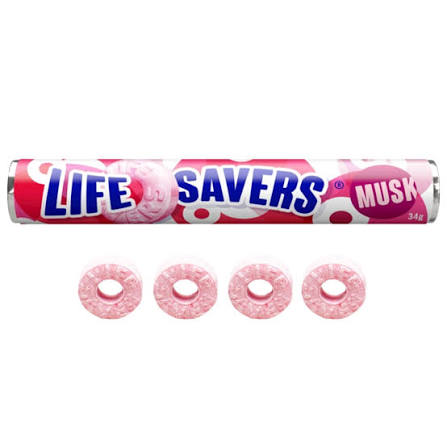 Life Savers Musk 34g 24ct (Australia)