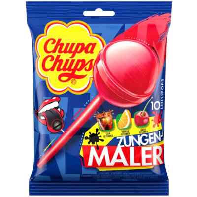Chupa Chups Tongue Painter Bag 120g 12ct (Europe)