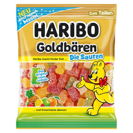 Haribo Sour Gold Bears 175g 40ct (Europe)