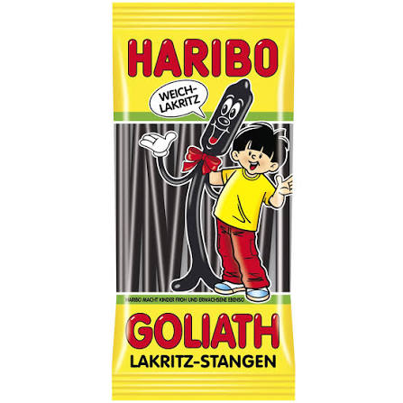 Haribo Goliath Liquorice Sticks 125g 30ct (Europe)