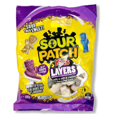 Sour Patch Kids Layers Mix 190g 20ct (Australia)