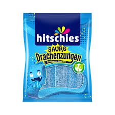 Hitschies Blue Dragon Tongues Peg Bag 125g 20ct (Europe)