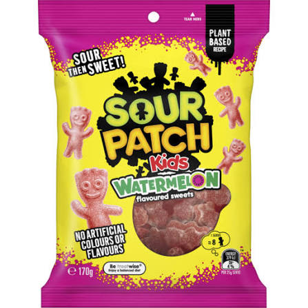 Sour Patch Kids Watermelon 170g 12ct (Australia)