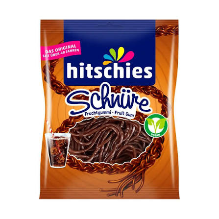 Hitschies Strings Cola Peg Bags 125g 15ct (Europe)