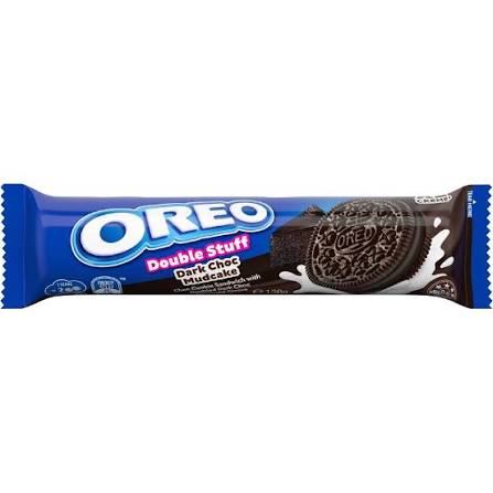 Oreo Double Stuff Dark Mudcake Cookies 136g 20ct (Australia)