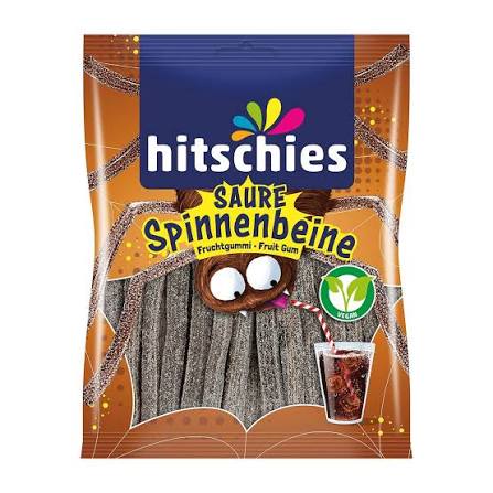 Hitschies Sour Spider Legs Cola Peg Bag 125g 20ct (Europe)