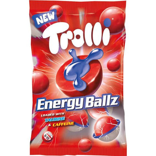 Trolli Energy Ballz Bags 75g 21ct (Europe)