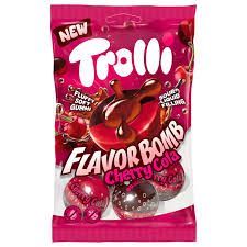 Trolli Flavor Bomb Cherry Cola Bags 75g 21ct (Europe)