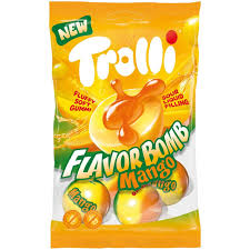 Trolli Flavor Bomb Mango Bags 75g 21ct (Europe)