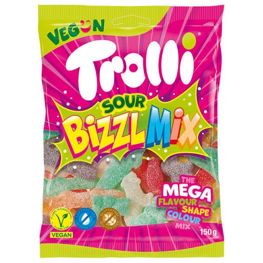 Trolli Bizzl Mix 150g 21ct (Europe)